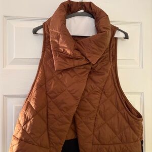 Women's Quilted Brown Vest